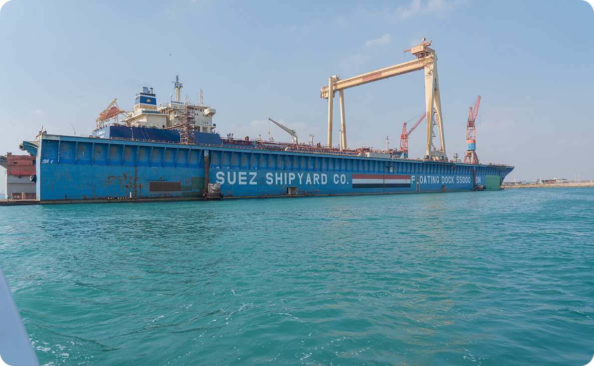 Commercial vessel operating in Egyptian waters